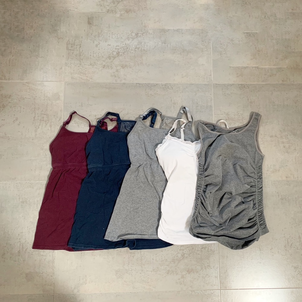 Maternity / nursing tank bundle